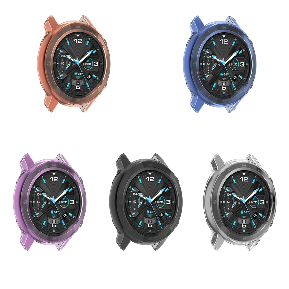 นาฬิกากรณีนุ่มTPUหน้าจอป้องกันShellสำหรับTicwatch GTX Smartwatchอุปกรณ์เสริม
