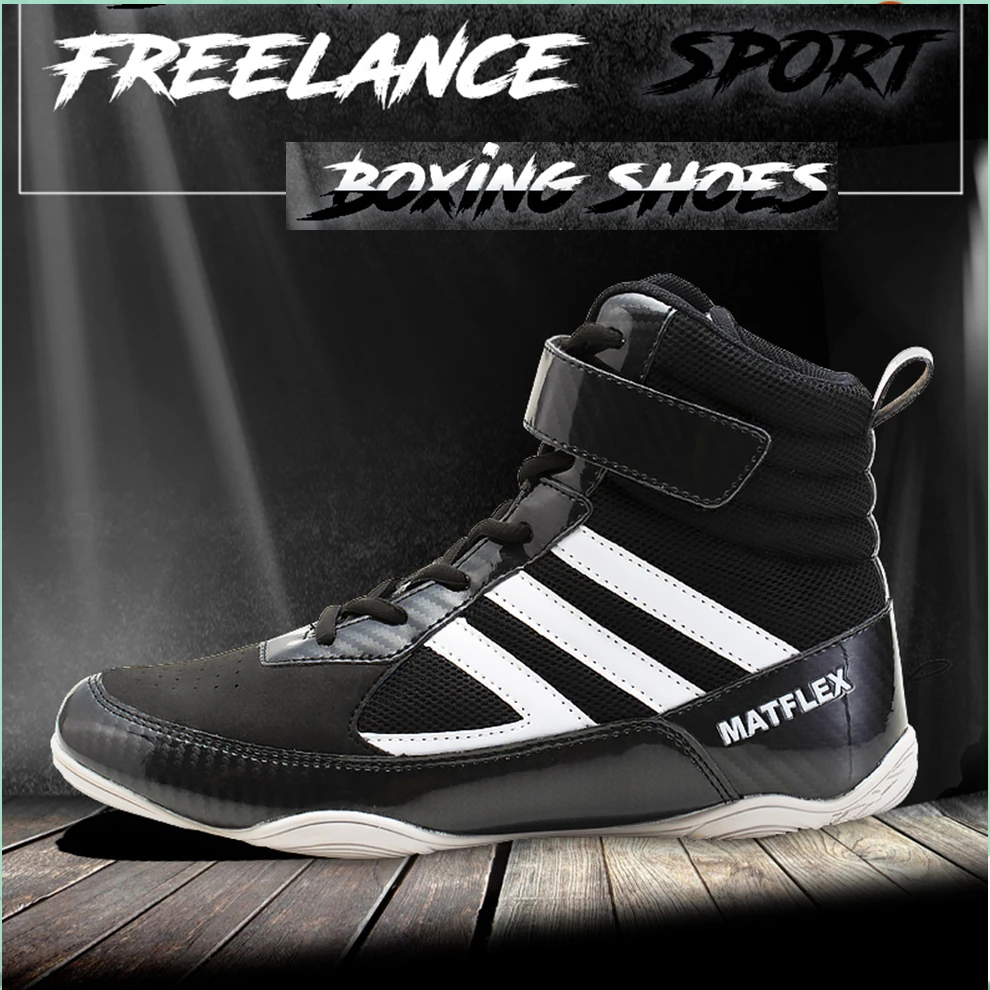 

Boxing Shoes Men Professional Wrestling Fighting Weightlifting Shoes Male Comfortable Support Training Squat Shoes Women Child