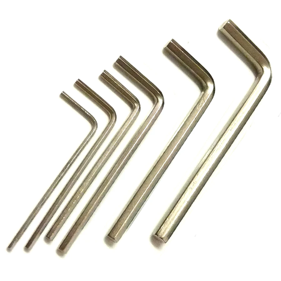 2mm Hex Key 100pcs ,Nickel Plating  Allen Wrench Tools Socket Cap Screw Driver Manufactuer ,H001