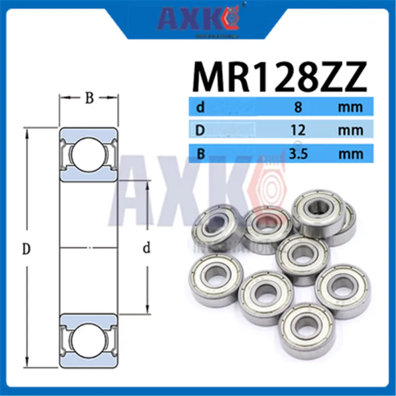 철판, MR128, MR128ZZ, MR148ZZ, 688ZZ, 698ZZ, R2080ZZ, 628ZZ, 8x26x8, 638ZZ, 8x30x7, 8x32x10