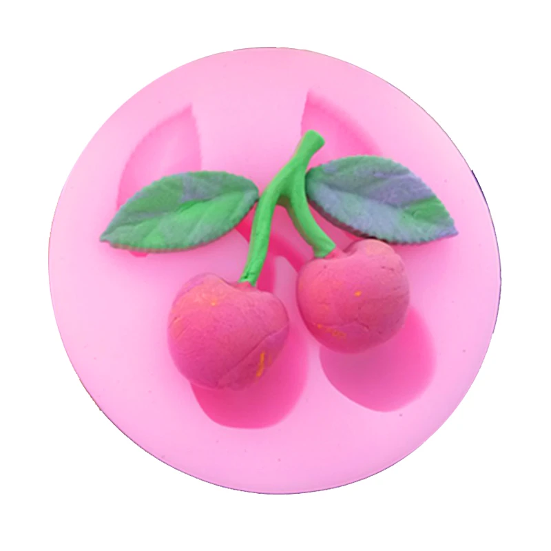Kitchen Accessories Cherry Chocolate Cooking Tools Silicone Mold For Baking Bakery Mug Fondant Sugar Craft Candy Cake Decorating
