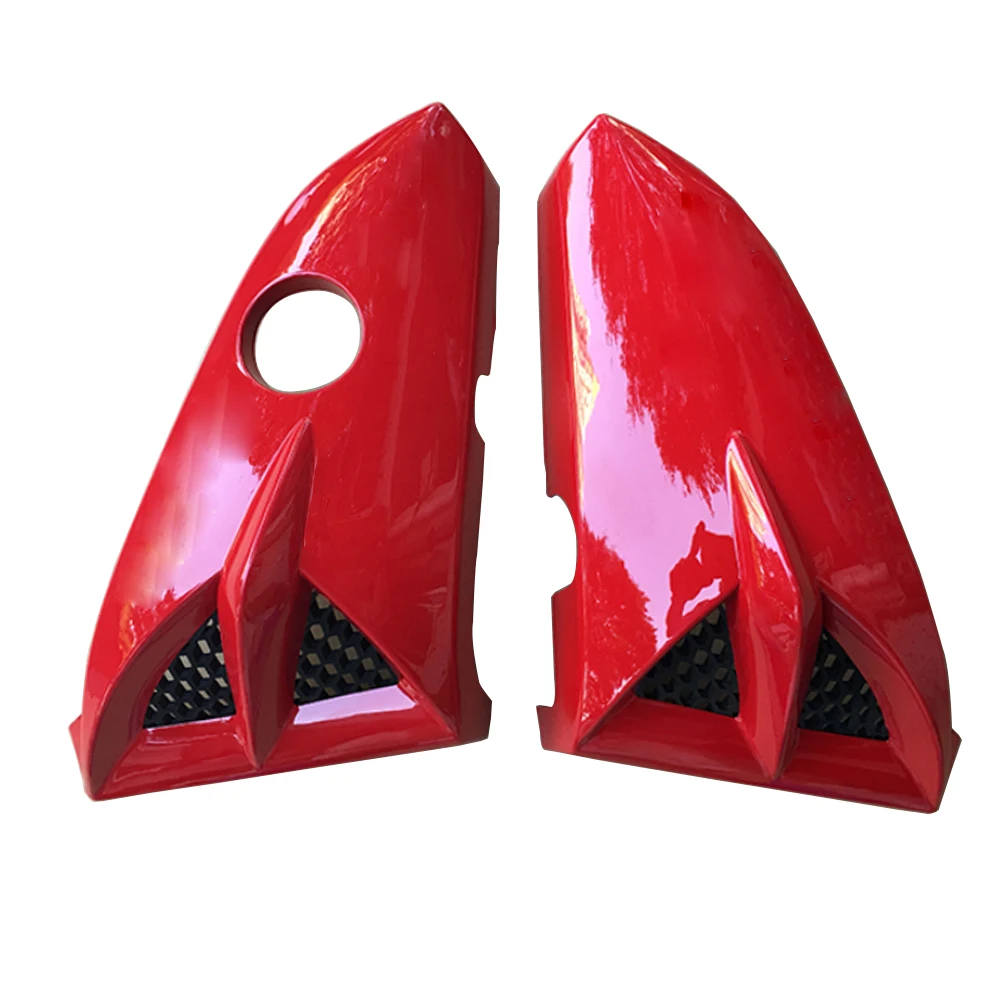 1 Pair Motorcycle Air Scoop Fuel Tank Shroud Cowling For YAMAHA YBR125  JYM125-2 YBR 125 G Fuel Tank Guard Plate Red Blue Black