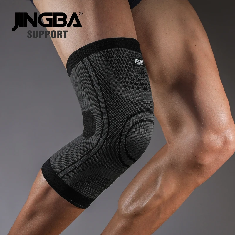 JINGBA SUPPORT 2019 Hot Sport Basketball knee pads Volleyball knee brace support Elastic Nylon Compression knee protector