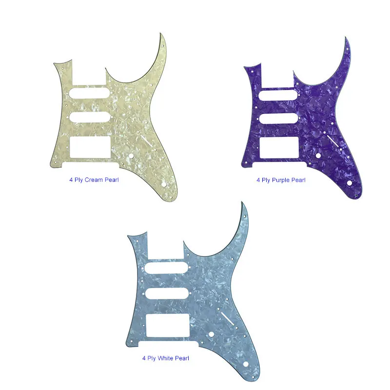 Pleroo Custom Guitar Parts - For MIJ Ibanze RG4850 HSS Guitar Pickguard  Pickup Scratch Plate Replacement