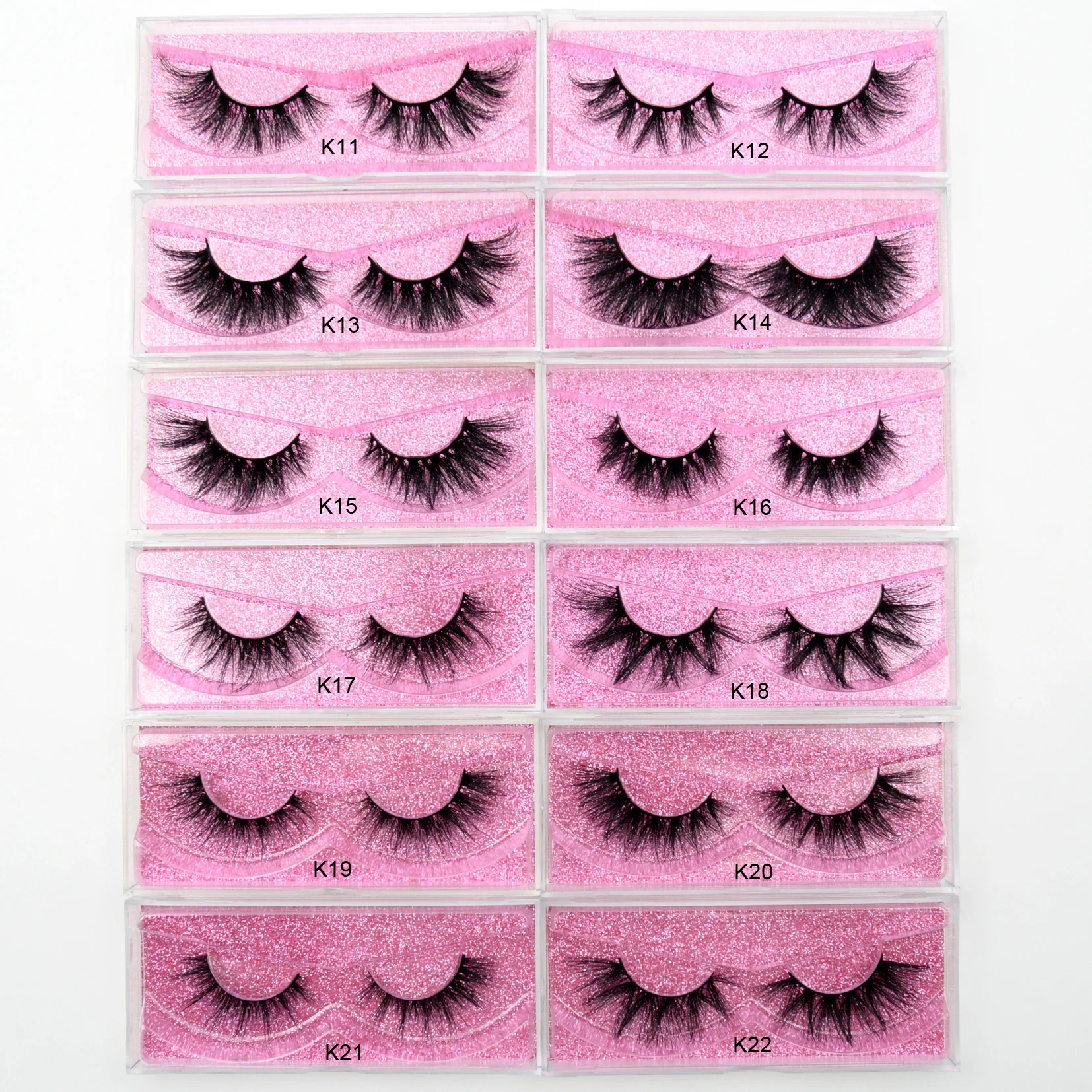 Visofree Eyelashes 3D Mink Lashes natural handmade volume soft lashes long eyelash extension real mink eyelash for makeup E01