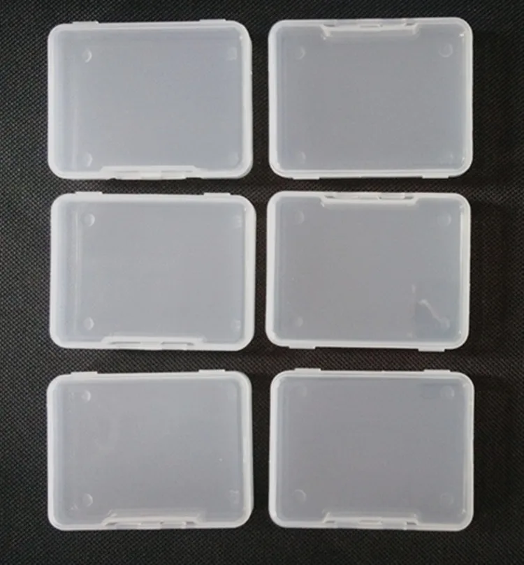 10PCS/lot Rectangle Transparent Small Plastic Boxes Earplugs Beads Storage Case Container DIY Supplies