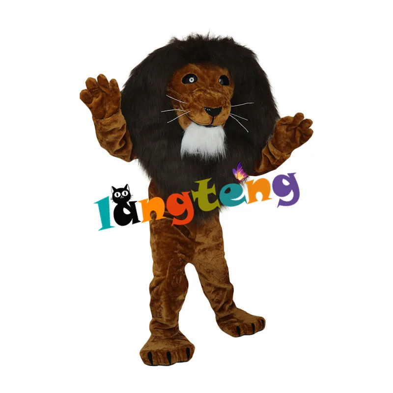 

859 Muscle Lion Mascot Costume Animal Adults Party Outfits Cosplay Cartoon Suit