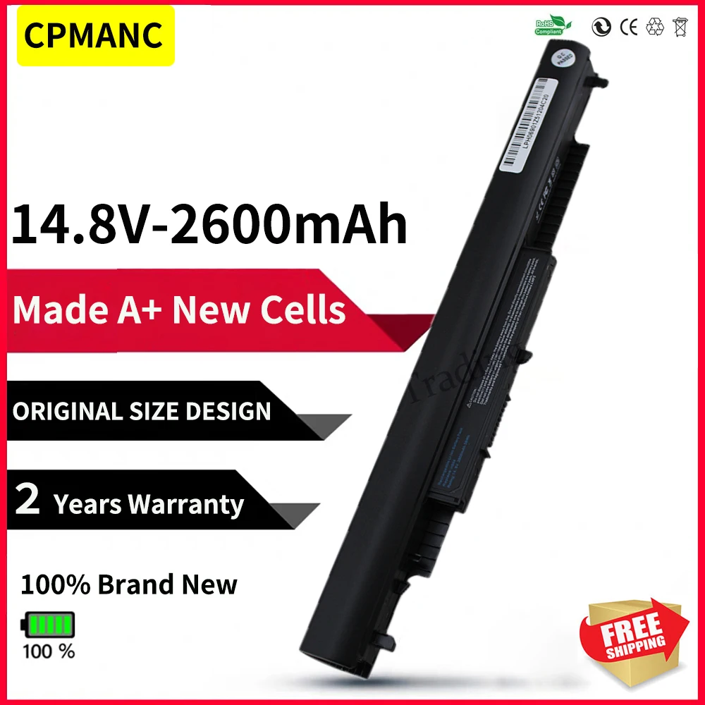 CPMANC Baru HS04 Baterai Laptop HP Pavilion 14-ac0XX 15-ac121dx 255 245 250 G4 240 HSTNN-LB6U HSTNN-PB6T/PB6S HSTNN-LB6V