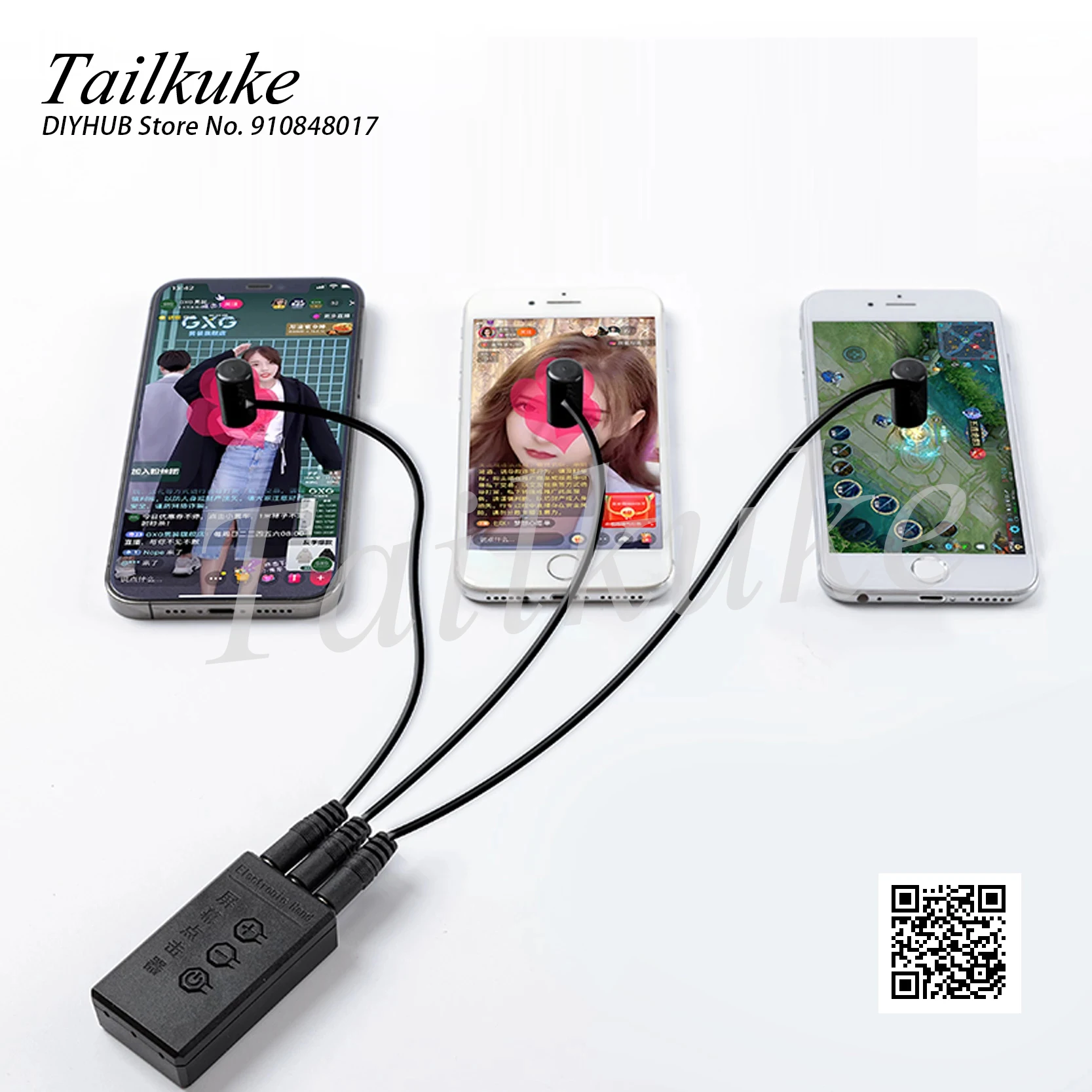 Mute Mobile Phone Screen Auto Clicker, Physical Linker, Dot-swipe Screen, and Live-broadcast Liker