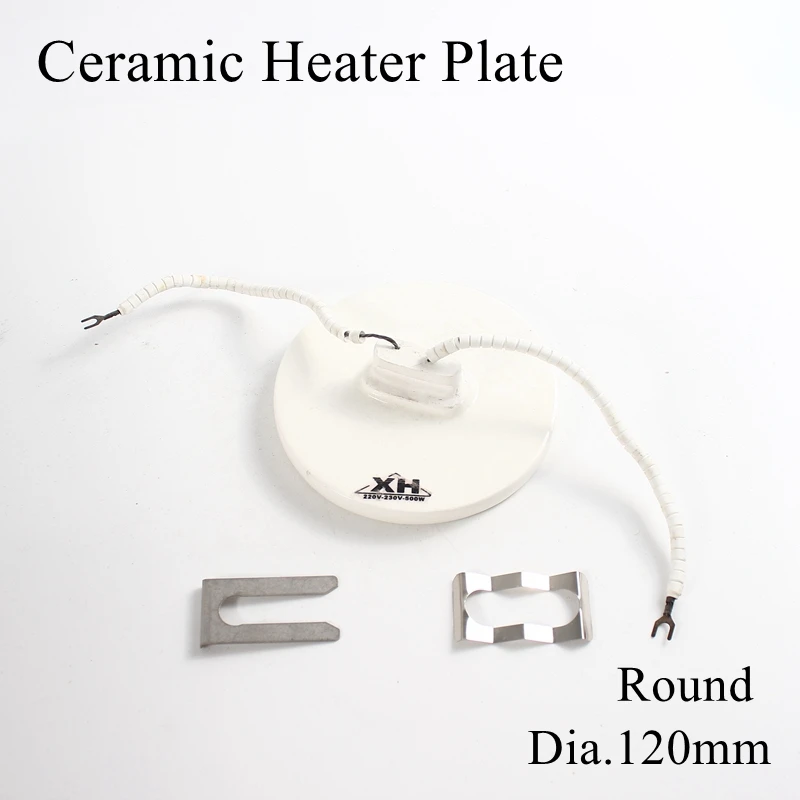 

Round 120mm 220V 400W IR Infrared Top Industrial Ceramic Heating Plate Upper Air Heater Board BGA Rework Station Pet Lamp 120mm