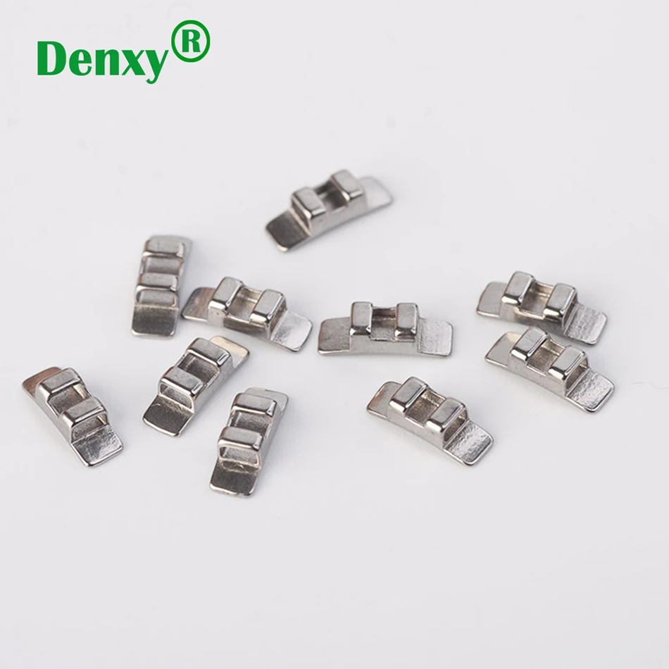 High Quality Denxy Brand Orthodontic Stainless Steel Lingual Sheath Dental Platal Box Orthodontic Accessories With Hook,No Hook