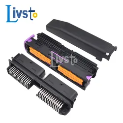1 Set 56 Pin FCI Auto ECU Connector PCB Male Female Plug With Shell And Terminals Car Accessories 211PC562S0008 211PC562S8009