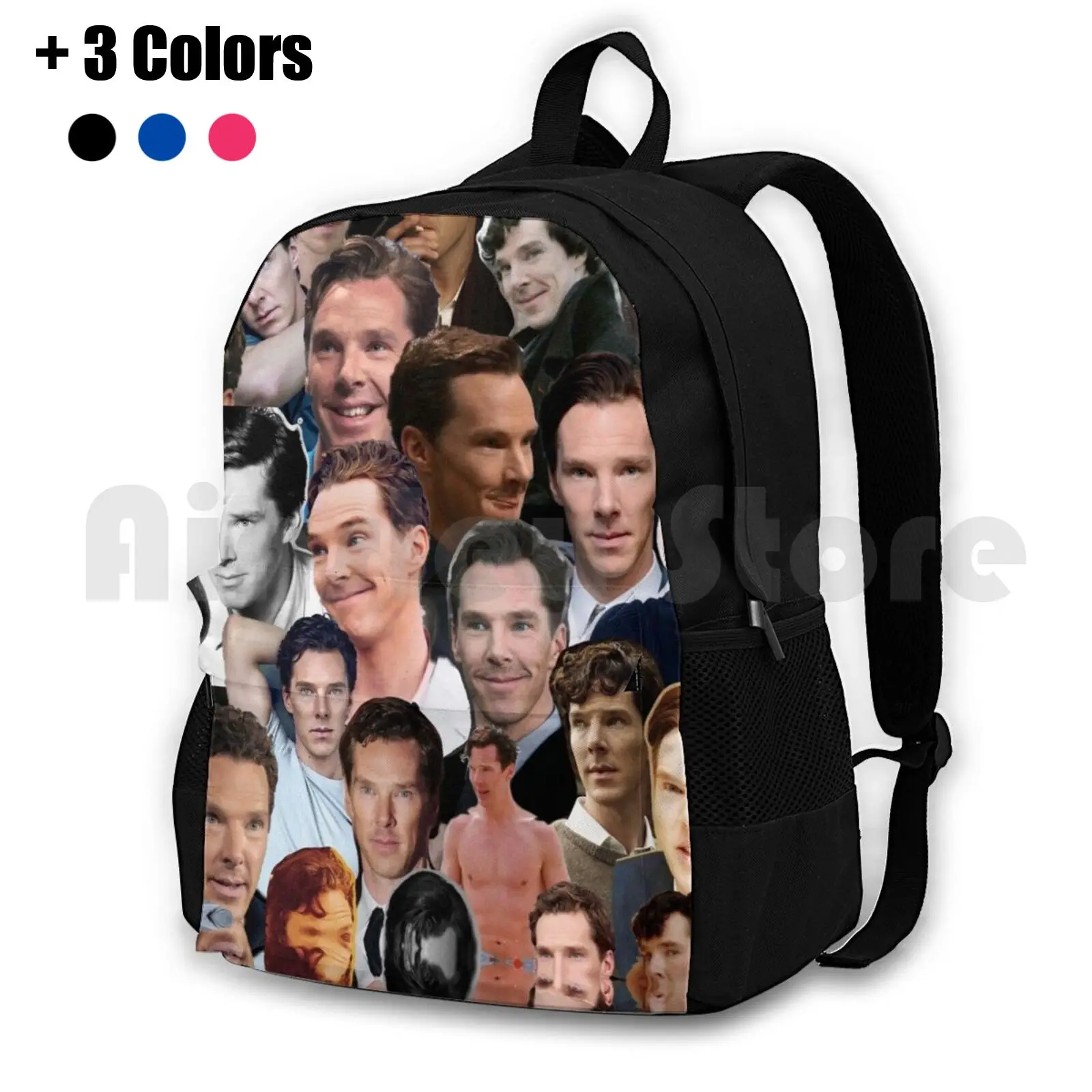 Benedict Cumberbatch Collage Outdoor Hiking Backpack Riding Climbing Sports Bag Benedict Cumberbatch Benedict Cumberbatch