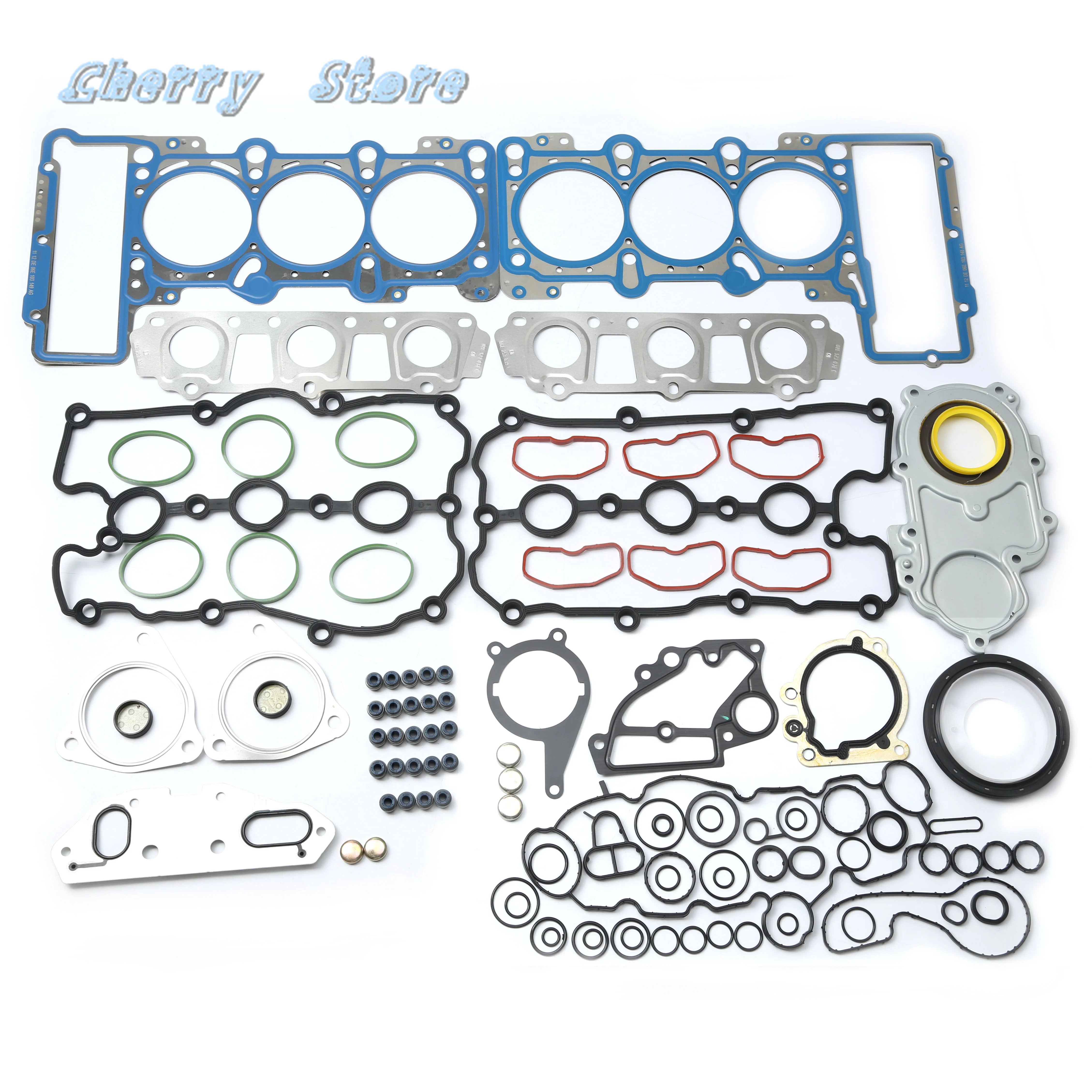 06E 103 148 AD Engine Cylinder Head Valve Cover Gasket Seal Kit For Audi A4 A6 Quattro Q5 Q7 VW Touareg 3.0TFSI 06E103149AG