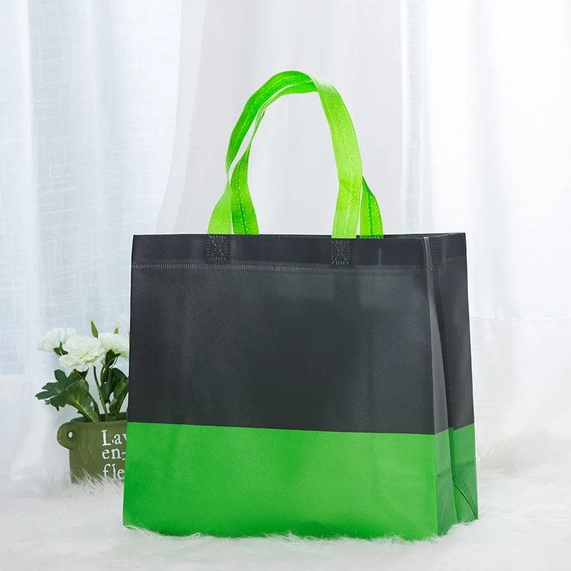 Bolso de mano reutilizable para compras, bolsa grande plegable para comestibles, almacenamiento ecológico práctico, tela de almacenamiento plegable,