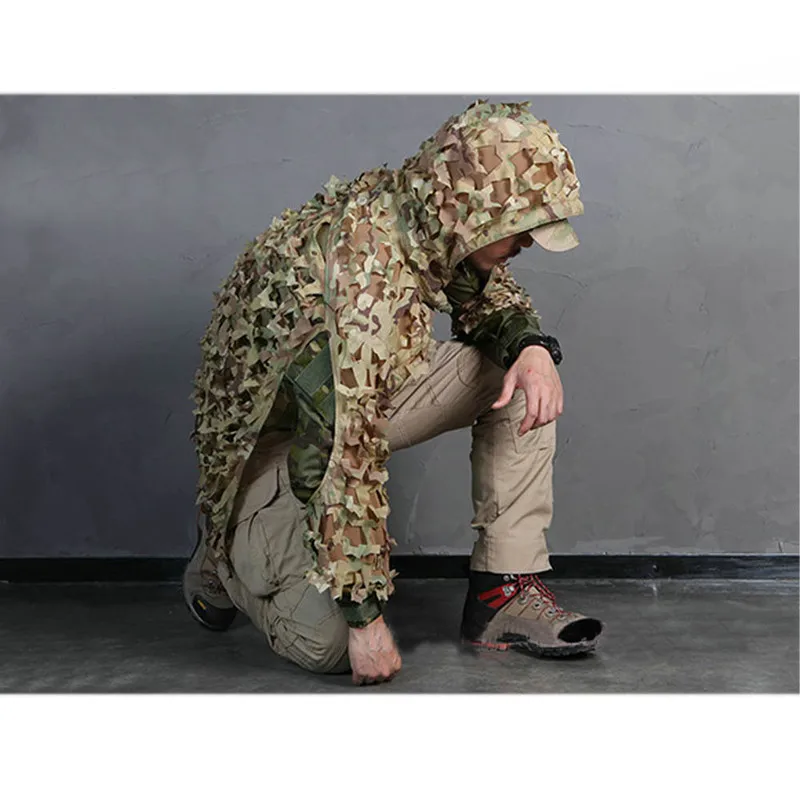 Imagem -06 - Fma Sniper Ghillie Airsoft Paintball Ghillie Viper Hood Terno de Combate Fundação Camuflagem Assaulter Ghillie Suit