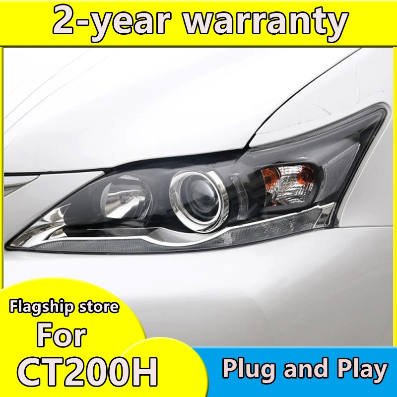 Car Styling Head Lamp for Lexus 2011-2019 CT200H Headlights dynamic turn signal LED Headlight Auto Accessories