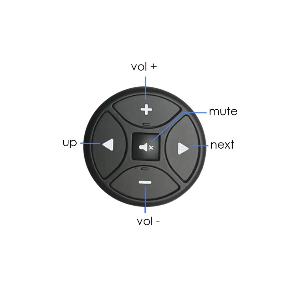 Pulsante di controllo del volante per auto senza fili 10 tasti telecomandi per auto per autoradio DVD GPS lettore di navigazione multimediale