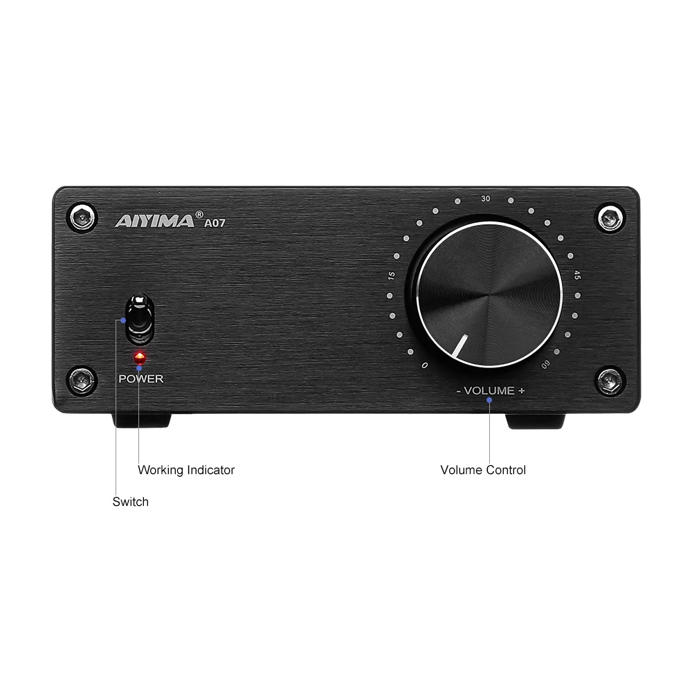 A07 TPA3255 Power Amplifier 300Wx2 Class D Stereo Digital Audio Amp HiFi 2.0 Sound Amplifier Speaker Home Theater DIY