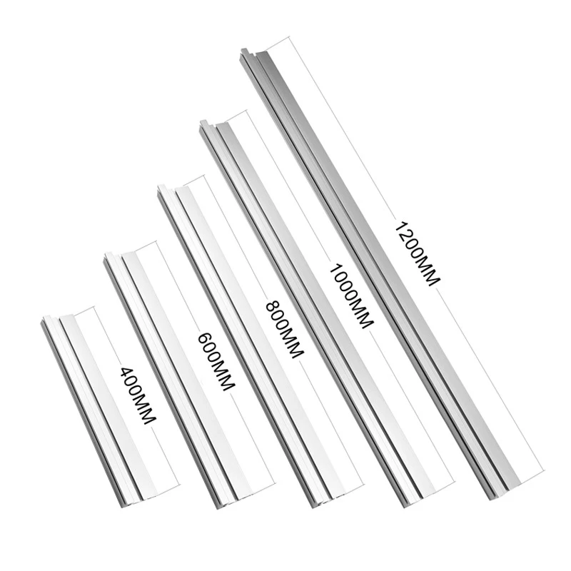 Profil Aluminium Pagar 75Mm Tinggi Saluran T-trek Kurung Geser Miter Gauge Pendukung Alat Pertukangan