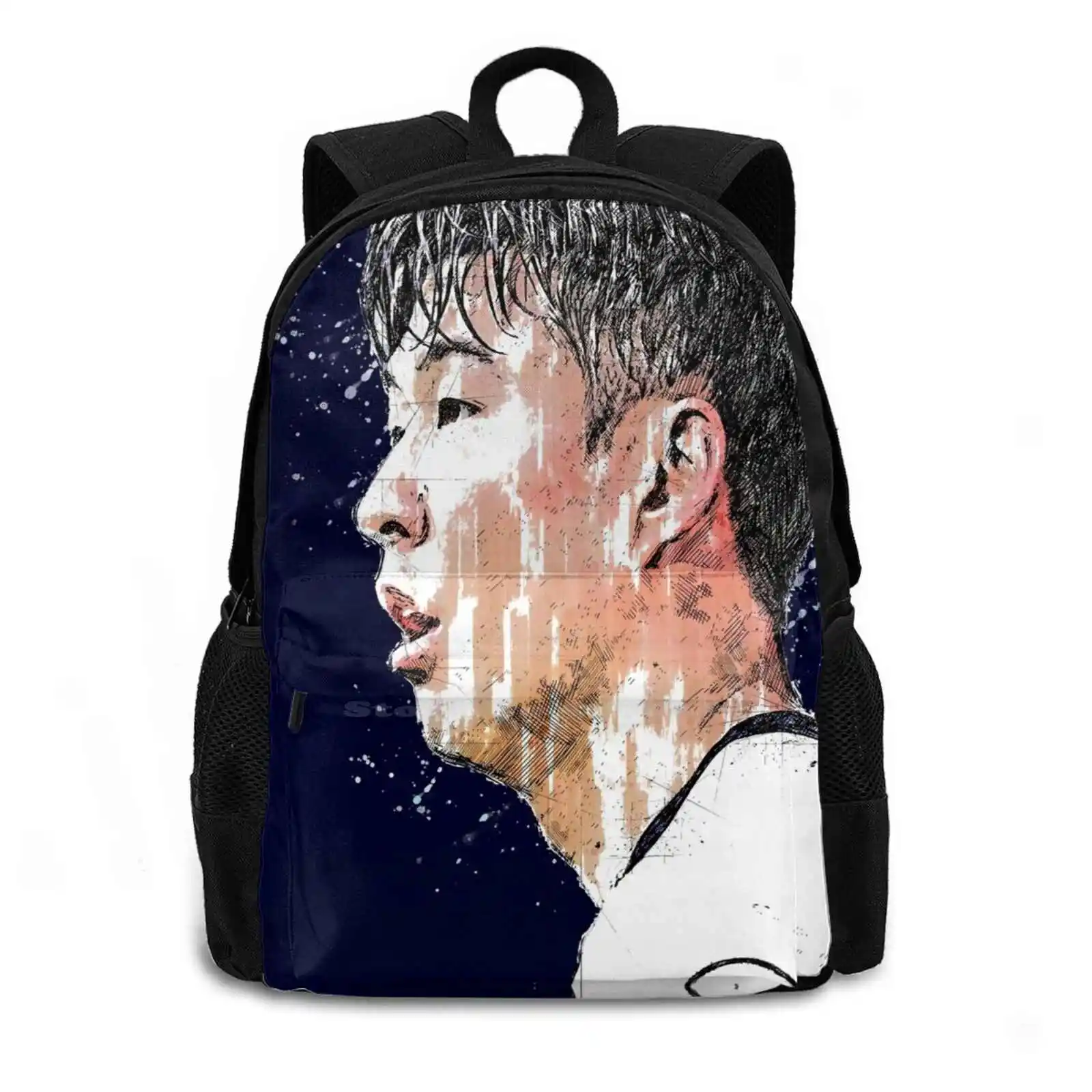 Heung Min Son _ Player Women Men Teens Laptop Travel School Bags Heung Min Son Son Min Son Heung Son Heungmin Heungmin Son