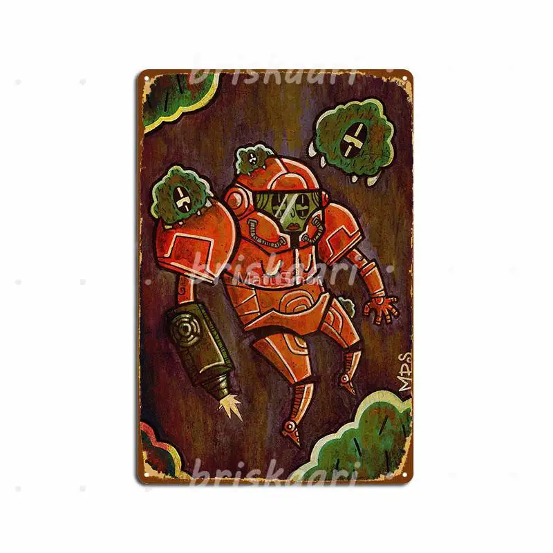 Samus Metal Signs Decoration Cinema Kitchen Pub Garage Metal Posters