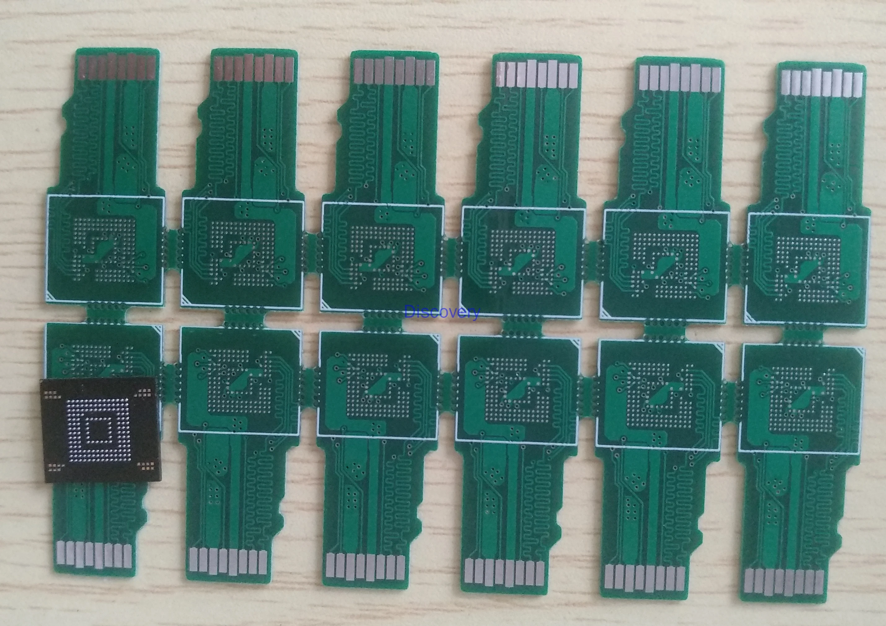 Placa do adaptador da fonte do telefone móvel emmc placa do adaptador emcp153 para emmc para placa do adaptador do cartão do tf