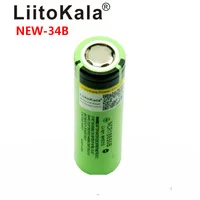 

300PCS liitokala 18650 battery original NCR18650B 3.7V 3400 mah rechargeable lithium battery for flashlight battery