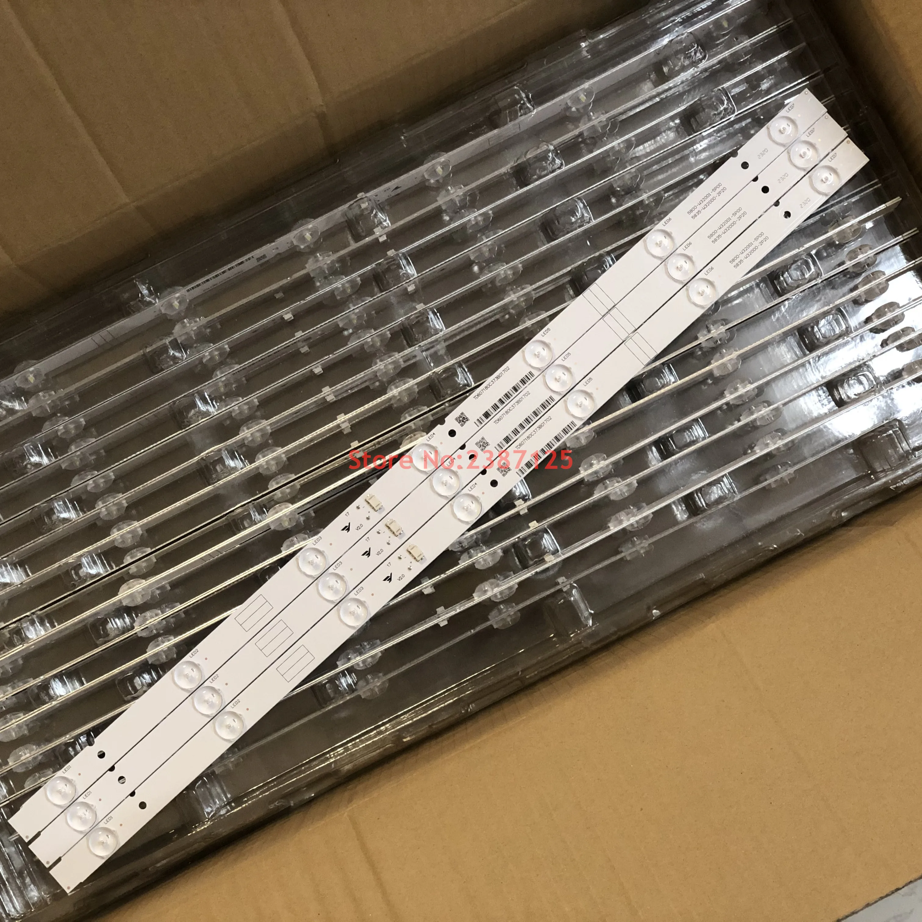 

LED Strip 7Lamp 5800-W32001-5P00 5835-W32000-2P20 For 32X3 32X5 32E360E 32E2500 32E3000 32E3500 32HX4003 NE-32F300CN15 RDL320HY