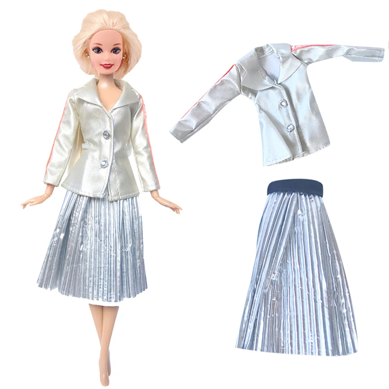 Doll Clothes Fashion Daily Wear Casual Outfits Vest Shirt Skirt Pants Dress Dollhouse Accessories Clothes for Barbies Doll