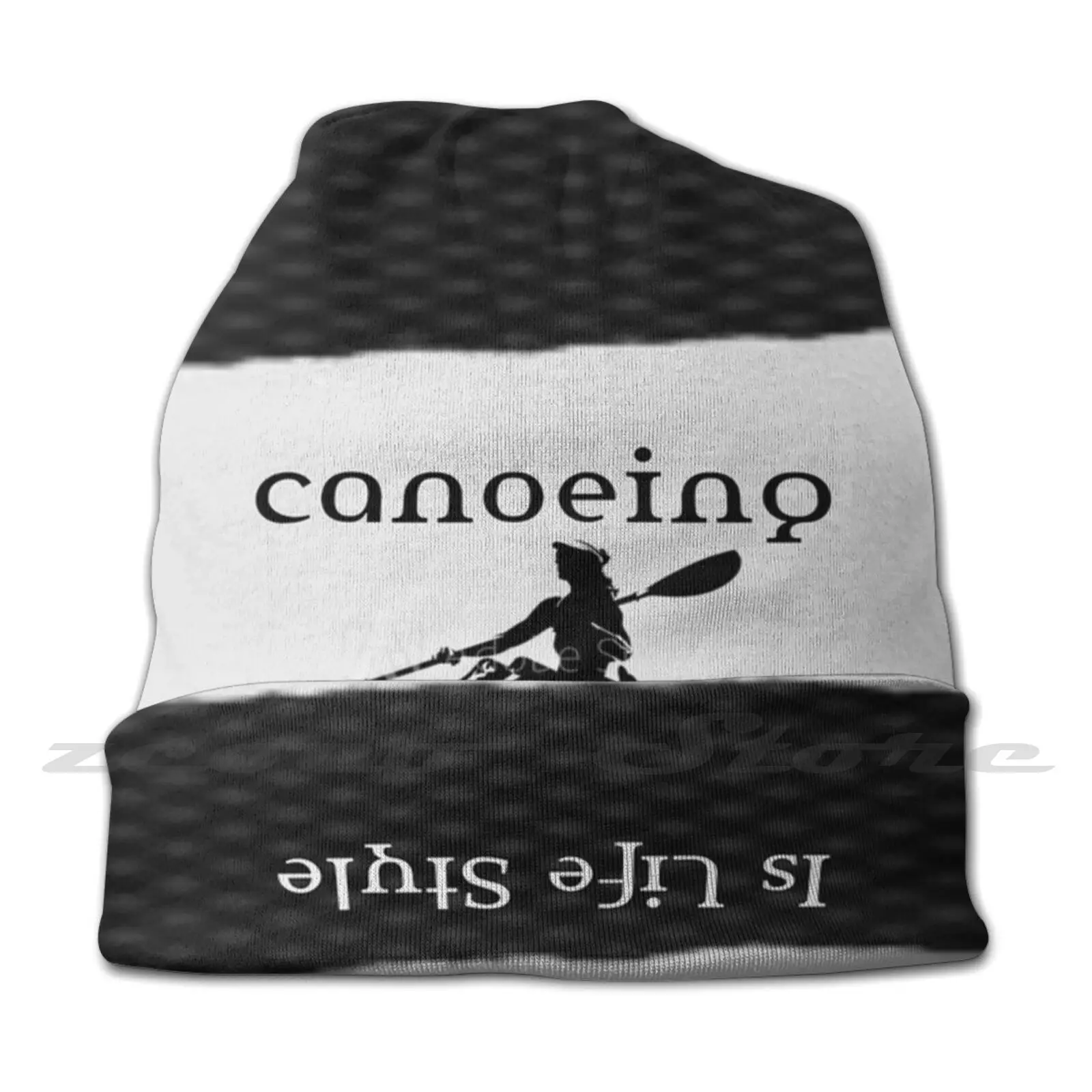 Canoeing Women And Men Life Style For Summer Boat Ship T-Shirt Adult Kids Knit Hat Hedging Cap Outdoor Sports Breathable