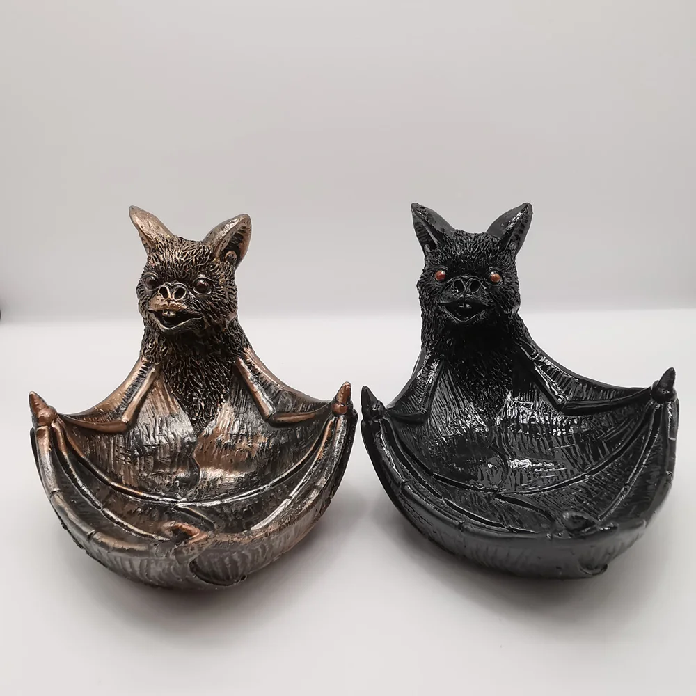 Creative Bat Plate Display Stand, Base for Crystal Spheres, Ball Holder, Desk Ornaments, Home Decor