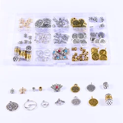 15 Kinds of Nepal Buddha Beads Pendants For Jewelry Making Set Needlework Components Bracelet Necklace Handicraft Accessories