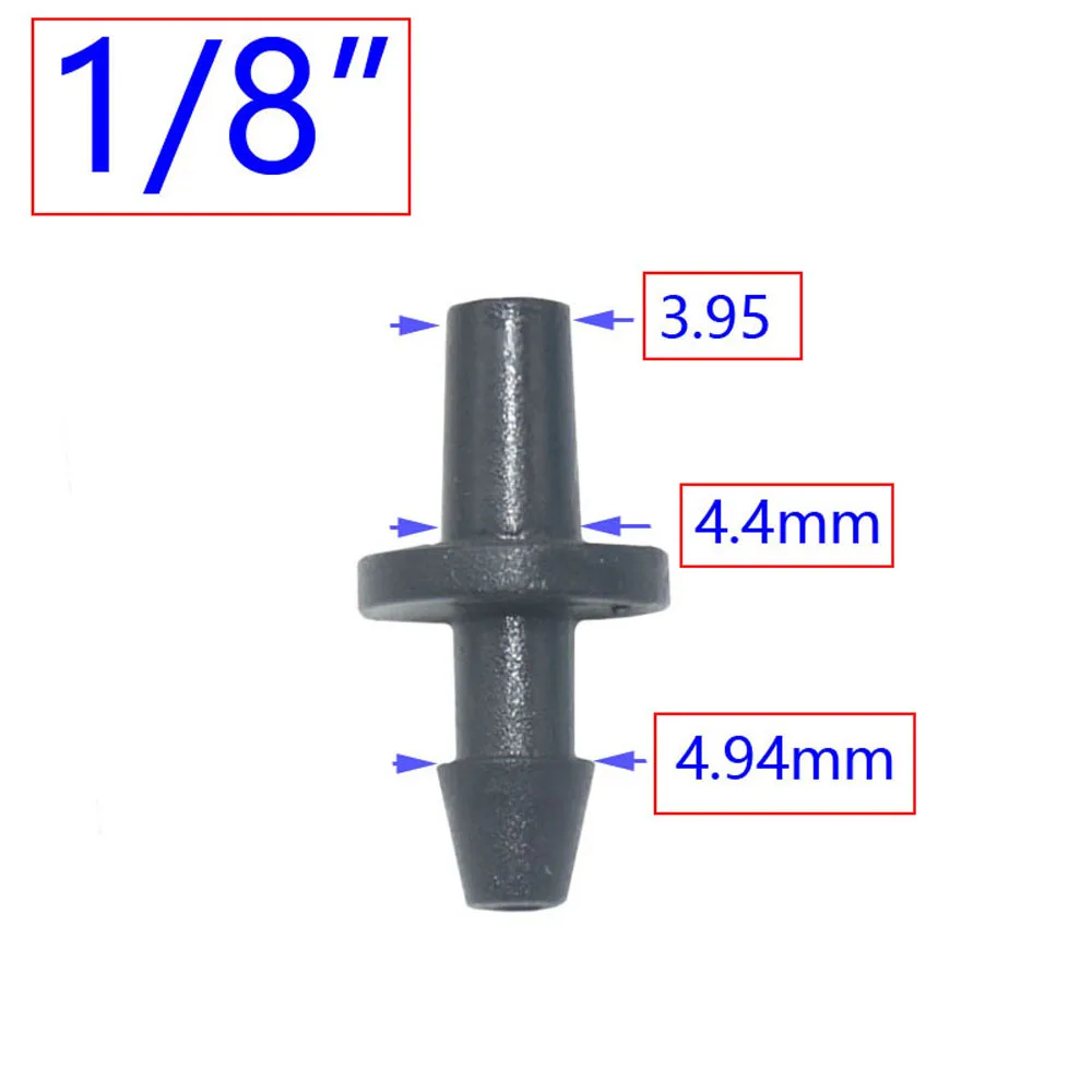 1/8 1/4 Cal nawadnianie ogrodu złącza kolczasty pojedynczy podwójny kolanko kroplownik do nawadniania sprzęgło podlewanie montaż dla 3/5 4/7mm wąż