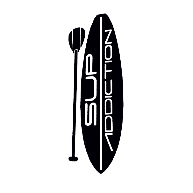 17*5.8cm SUP Paddleboard Addiction Vinyl decals Fashion Personality car stickers to cover scratches New Style Hot