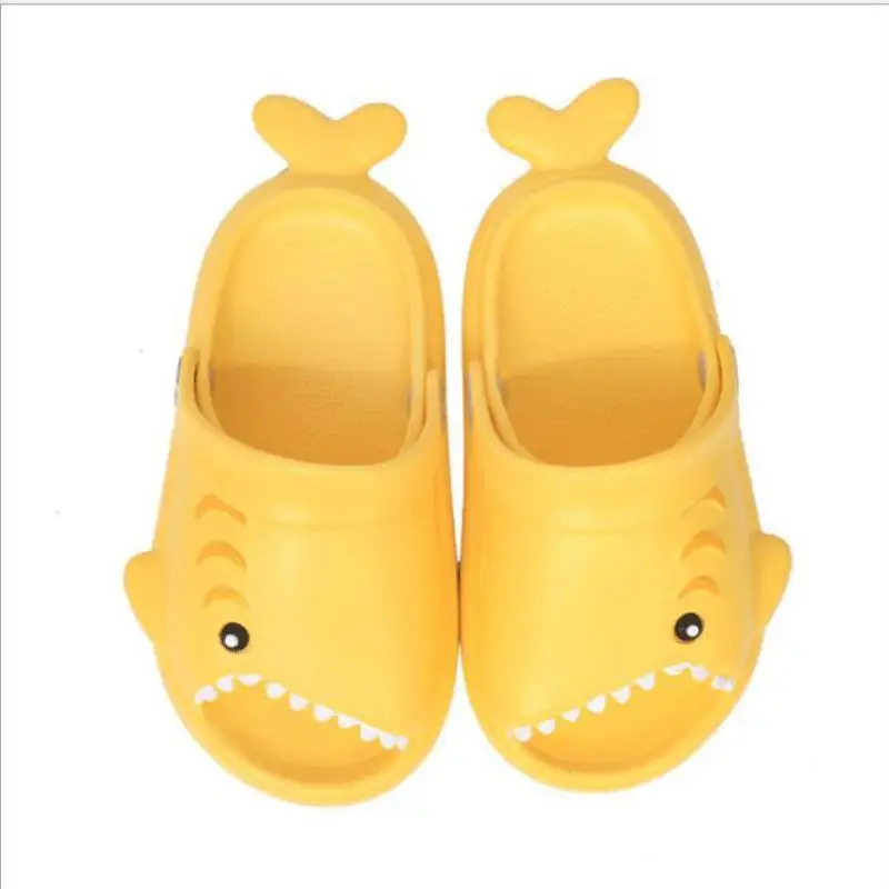 2-5y Kids Mules & Clogs Summer Boy Girl Sandals Flat With Non-Slip Cartoons Beach Slippers Children Garden Shoes Hy14