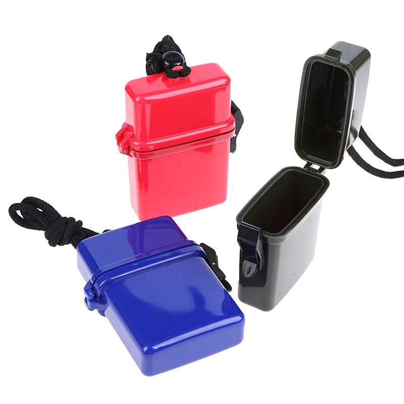 Scuba Diving Kayaking Waterproof Dry Box Gear Accessories Container Case & Rope Clip For Money ID Cards License Keys