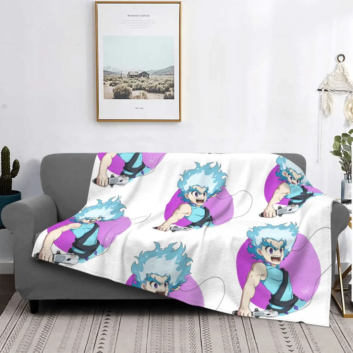 Beyblade Burst Blankets Fleece Decoration Ultra-Soft Throw Blankets for Bedding Bedroom Plush Thin Quilt