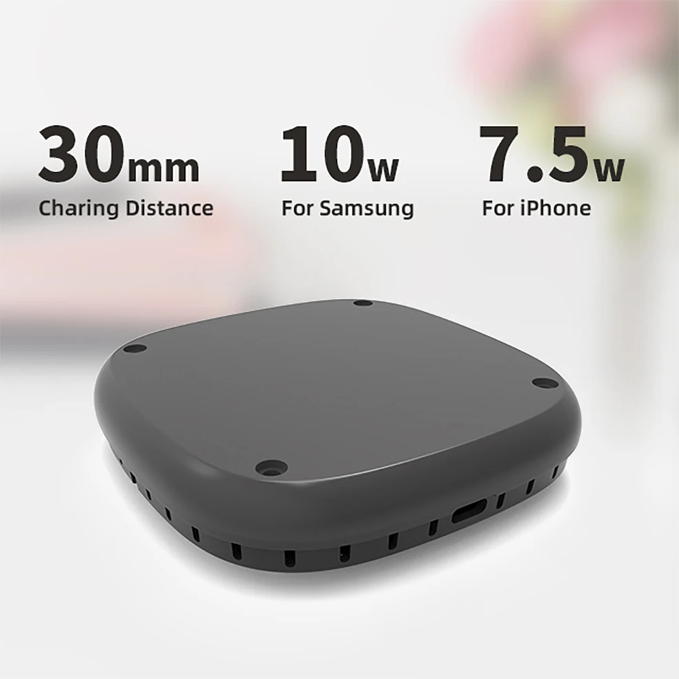 30mm Long Distance Wireless Charger for iPhone 11Pro XS XR Samsung S21 5G S20 Huawei Xiaomi QI Invisible Wireless Charging Base