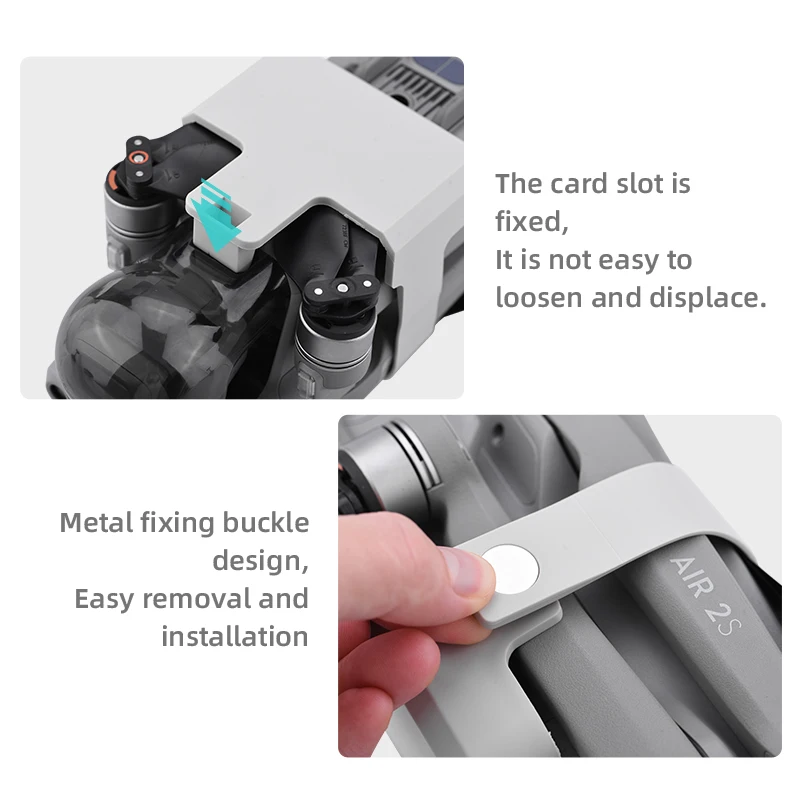 Para dji mavic ar 2/2s hélice titular lâmina estabilizador adereços montagem fixa protetor cinto zangão acessórios