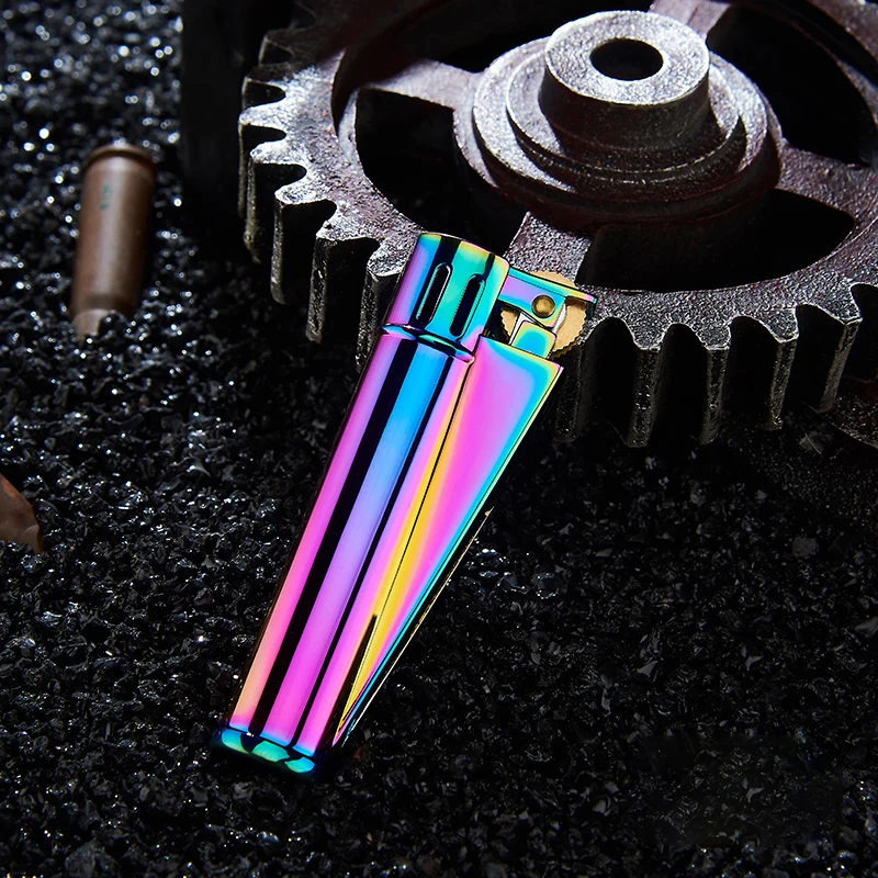 Mini Windproof Petrol Kerosene Lighter Metal Flint Lighters Smoking Accessories Gadgets For Men Cigarettes Lighter