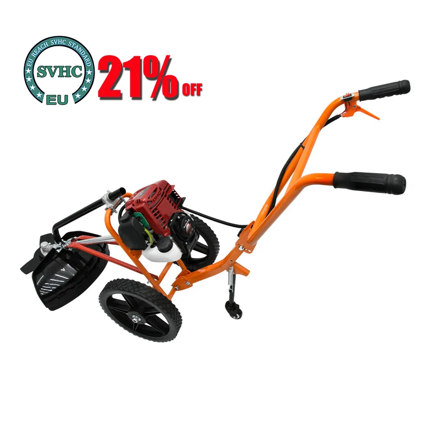 Multi-purpose Hand-push Type Portable Weeding Machine Lawn Mower Soil Loosening Machine With Four-stroke GX35 140 Engine 1500W