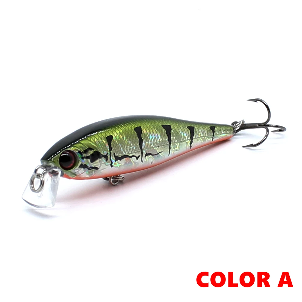 AOCLU-Hard Minnow Lure für Rock, Boot, Wolfs barsch, Thunfisch fischen, 10 # VMC Haken, Rassel machen Lärm, Sinking Wobbler, 65mm, 5,5g – Detail 5