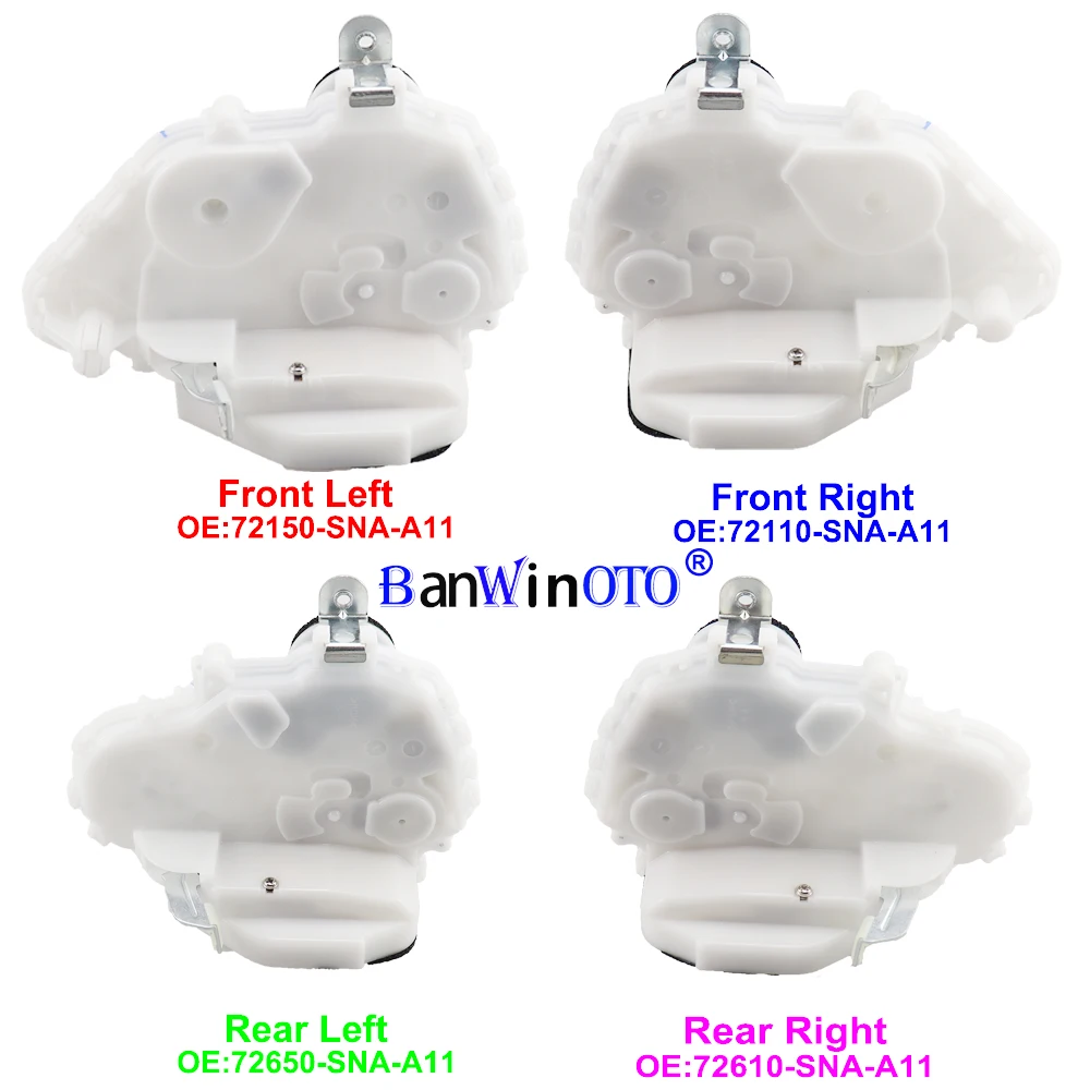 Door Lock Latch Actuator Central Mechanism For Honda Civic 2006 2007 2008 2009 2010 2011 1.3L 1.8L 2.0L Front Rear Left Right