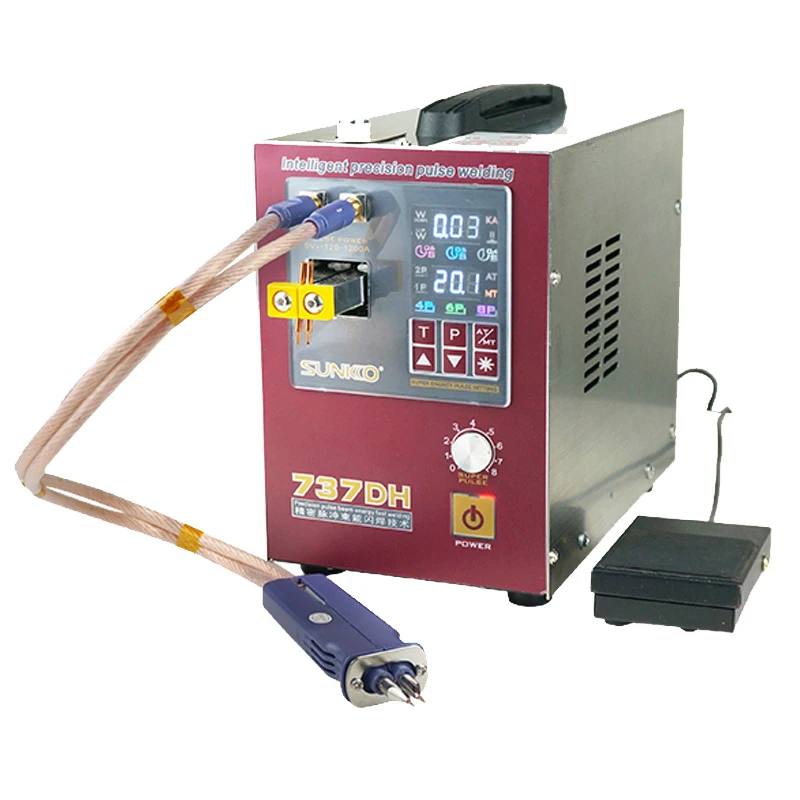 737DH Lithium Battery Assembly Welding Machine 18650 Battery Spot Welding Machine Automatic Induction Spot Welding Lithium