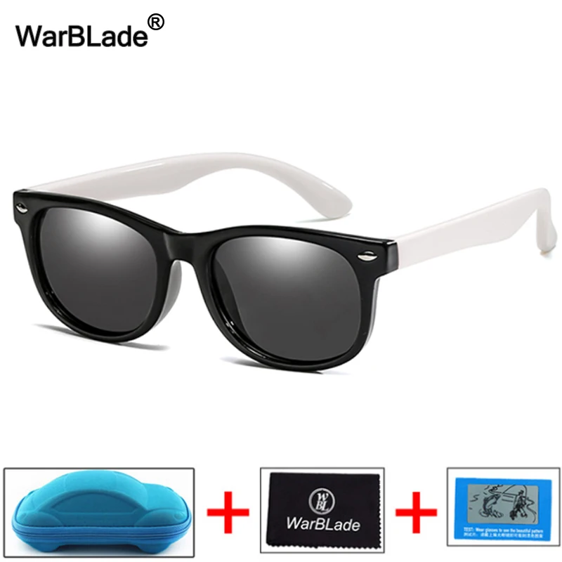 WBL New Fashion Kids Sunglasses Boys Girls Children Polarized Sun Glasses TR90 Silicone Safety Glasses Baby Eyewear UV400 Oculo