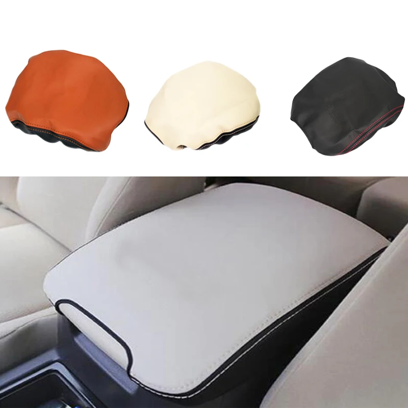 For Toyota Land Cruiser Prado 150 2010-2018  Leather Center Armrest Cover car container armrest box Cover