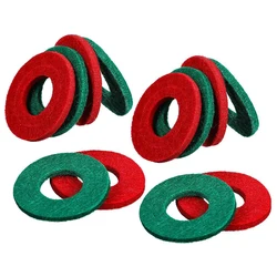 12pcs Battery Terminal Anti Corrosion Washers Auto Car Fiber Thick Felt Battery Terminal Protector Gasket Pads 6 Red+6 Green