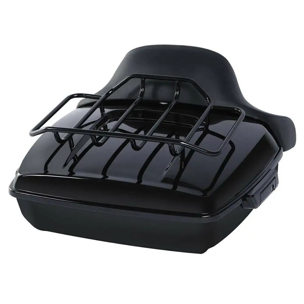 Bagażnik motocyklowy z oparciem i bagażnikiem do Harley Touring Road King Road Glide Street Glide 2014-2025 — zdjęcie 6