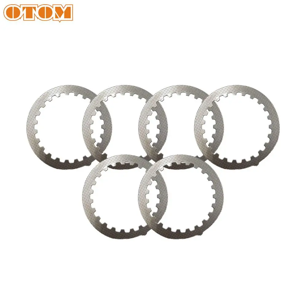 OTOM Motorcycle Engine Clutch Friction Plates Steel Discs Kits For YAMAHA DT230 LONCIN MT250 KEWS KAYO KT250 Motocross Enduro